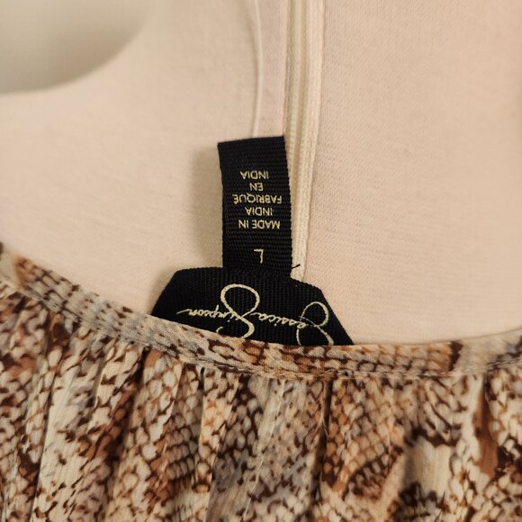 Jessica Simpson Snake Print Maxi Dress. NWT. Size Large - Picture 8 of 13